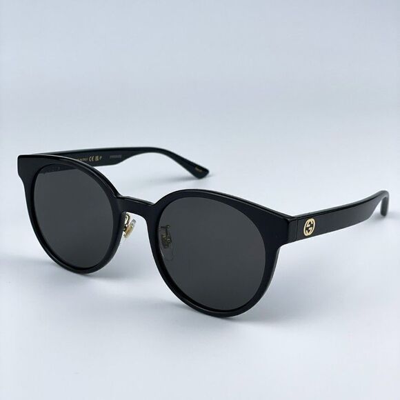 NEW Gucci GG1339SK 002 Black Grey Polarized Oval Women Sunglasses main image 4